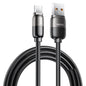 Câble de charge rapide REMAX RC-C038 Capsule 1,2 m 66 W USB vers Type-C en PVC (noir)