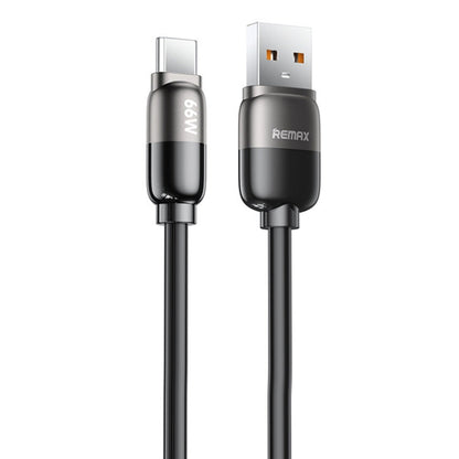 Câble de charge rapide REMAX RC-C038 Capsule 1,2 m 66 W USB vers Type-C en PVC (noir)