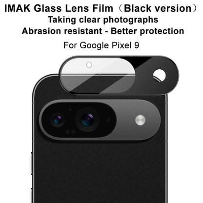 For Google Pixel 9 IMAK Rear Camera Lens Glass Film Black Version