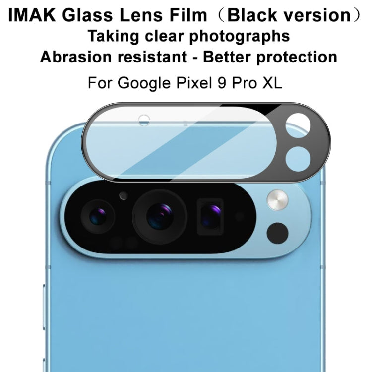 For Google Pixel 9 Pro XL IMAK Rear Camera Lens Glass Film Black Version