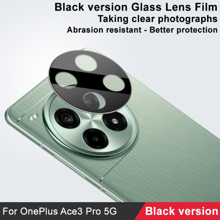 For OnePlus Ace 3 imak Rear Camera Lens Glass Film Black Version
