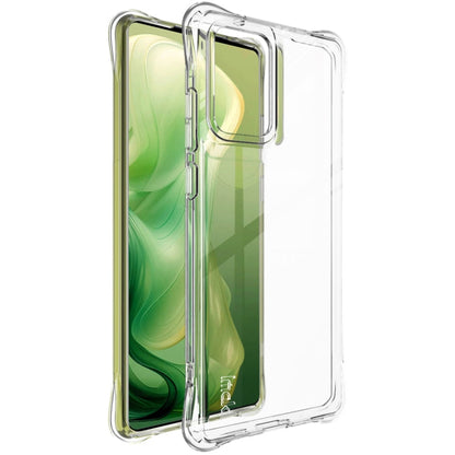 Pour Motorola Moto G85 / S50 Neo Coque de téléphone en TPU antichoc Airbag imak (Transparent)