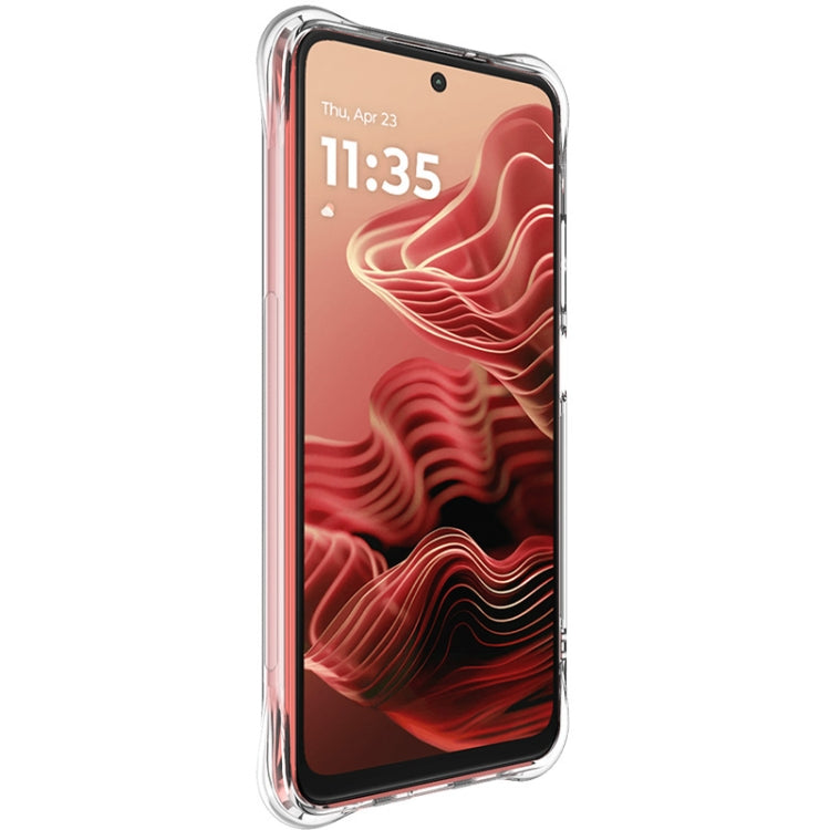 For Motorola Moto G35 5G imak Shockproof Airbag TPU Phone Case(Transparent)