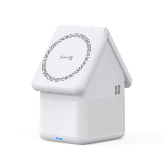 Station de chargement sans fil magnétique 4 en 1 15W DUZZONA W20 (blanc)