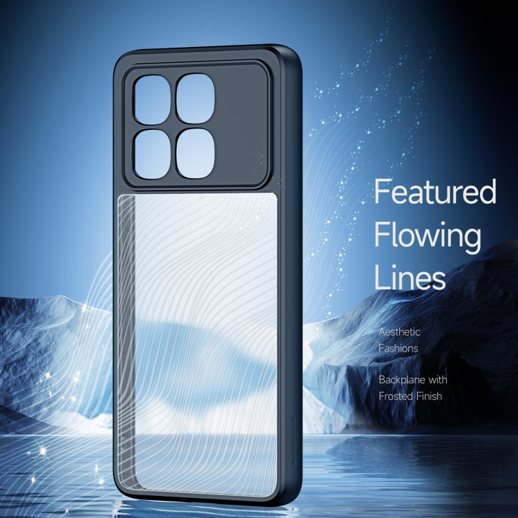 Pour Redmi K70 Ultra Étui de téléphone DUX DUCIS Aimo Series en TPU + PC avec finition givrée (Noir)
