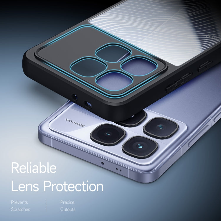 Pour Redmi K70 Ultra Étui de téléphone DUX DUCIS Aimo Series en TPU + PC avec finition givrée (Noir)
