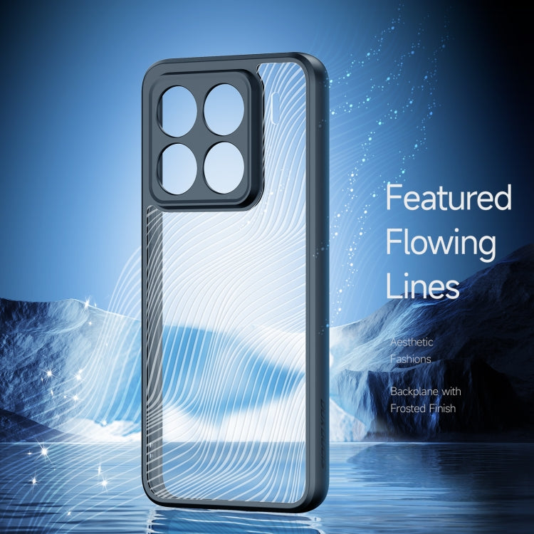 Pour Xiaomi 15 Pro DUX DUCIS Série Aimo Coque de Téléphone en TPU + PC avec Sensation Givrée (Noir)