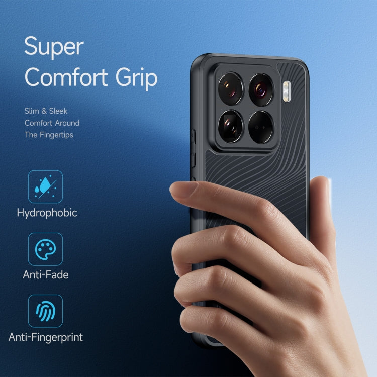 Pour Xiaomi 15 Pro DUX DUCIS Série Aimo Coque de Téléphone en TPU + PC avec Sensation Givrée (Noir)