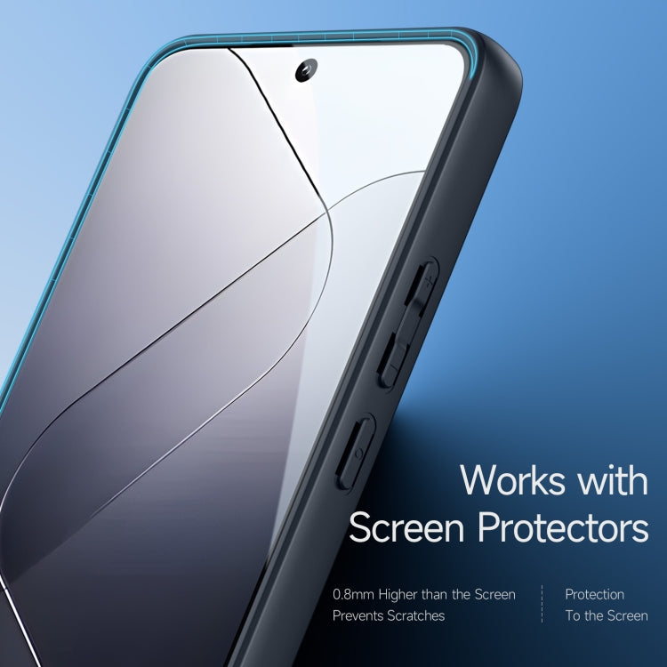 Pour Xiaomi 15 Pro DUX DUCIS Série Aimo Coque de Téléphone en TPU + PC avec Sensation Givrée (Noir)