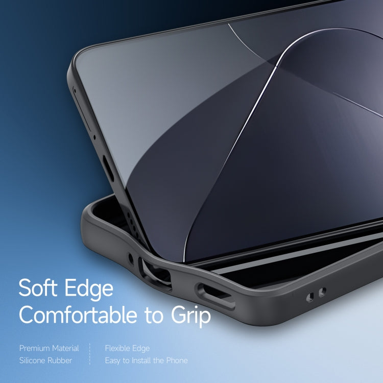Pour Xiaomi 15 Pro DUX DUCIS Série Aimo Coque de Téléphone en TPU + PC avec Sensation Givrée (Noir)