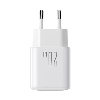 JOYROOM JR-TCF20 PD20W USB-C / Type-C Port Charger, Plug:EU Plug(White)