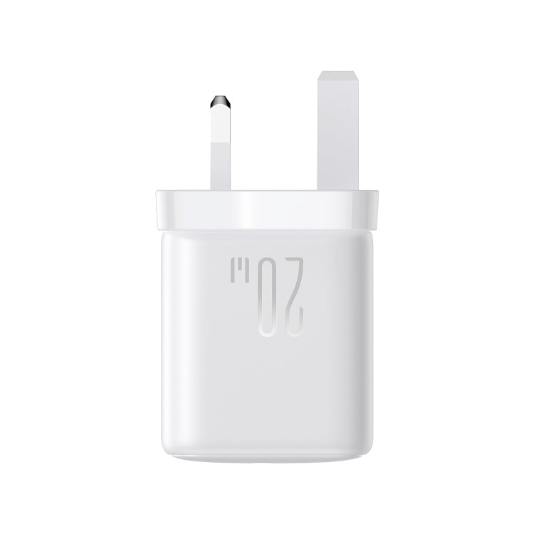 JOYROOM JR-TCF21 20W Dual Ports USB + Type-C Charger, Plug:UK Plug(White)