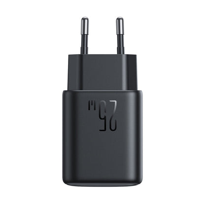 JOYROOM JR-TCF23 25W USB-C / Type-C Port Fast Charger Kit with Type-C to Type-C Cable, Plug:EU Plug(Black)