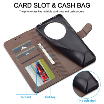 For Redmi A4 5G LC.IMEEKE Calf Texture Leather Phone Case(Coffee)