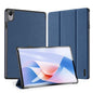 Pour Huawei MatePad 11.5 S DUX DUCIS Étui magnétique en cuir de la série Domo avec texture en tissu (bleu)