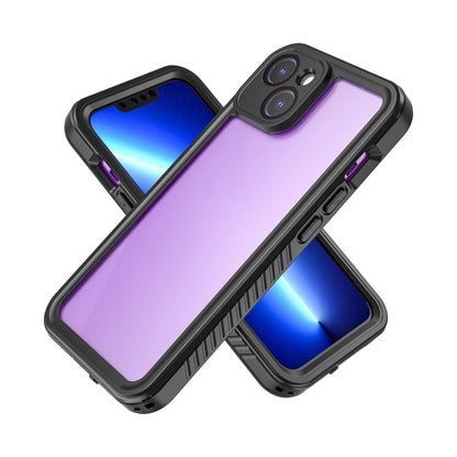 For iPhone 14 RedPepper Shockproof IP68 Waterproof PC + TPU Protective Case(Black)