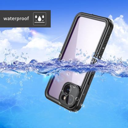 For iPhone 14 RedPepper Shockproof IP68 Waterproof PC + TPU Protective Case(Black)