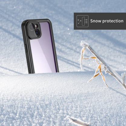 For iPhone 14 RedPepper Shockproof IP68 Waterproof PC + TPU Protective Case(Black)