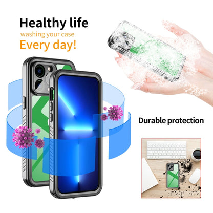 Pour iPhone 14 Pro Max RedPepper Coque de protection antichoc étanche IP68 en PC + TPU (Noir)
