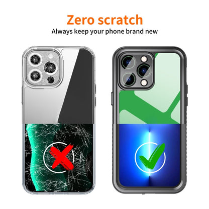 Pour iPhone 14 Pro Max RedPepper Coque de protection antichoc étanche IP68 en PC + TPU (Noir)