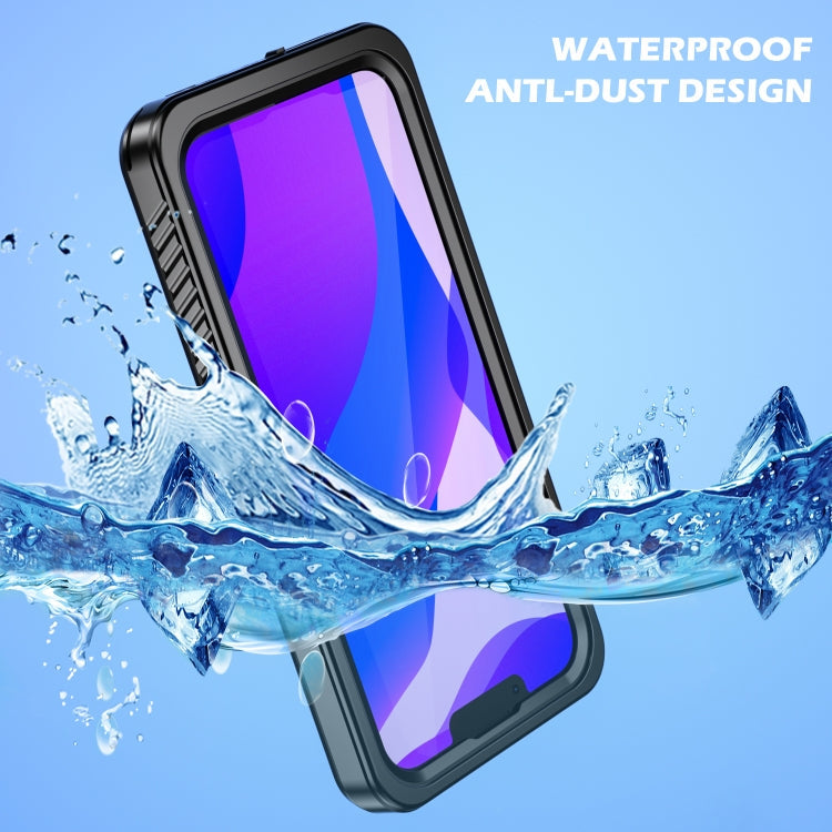 For iPhone 13 RedPepper Shockproof IP68 Waterproof PC + TPU Protective Case(Black)