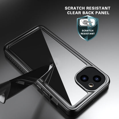 For iPhone 13 RedPepper Shockproof IP68 Waterproof PC + TPU Protective Case(Black)