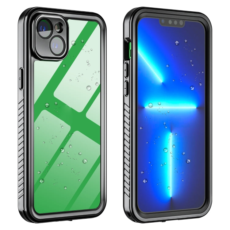 For iPhone 14 Plus RedPepper Shockproof IP68 Waterproof PC + TPU Protective Case(Black)
