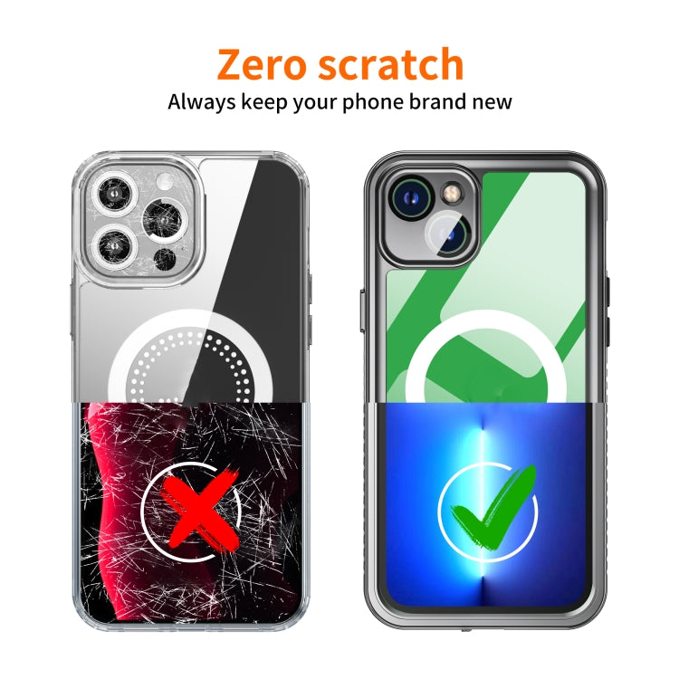 For iPhone 14 Plus RedPepper Shockproof IP68 Waterproof PC + TPU Protective Case(Black)