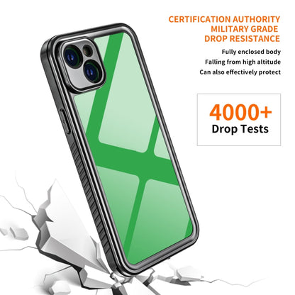 For iPhone 14 Plus RedPepper Shockproof IP68 Waterproof PC + TPU Protective Case(Black)