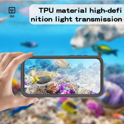 For iPhone 15 Pro RedPepper Shockproof IP68 Waterproof PC + TPU Protective Case(Black)