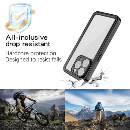 For iPhone 15 Pro RedPepper Shockproof IP68 Waterproof PC + TPU Protective Case(Black)