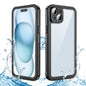 Pour iPhone 15 Plus Étui de protection RedPepper antichoc étanche IP68 PC + TPU (noir)