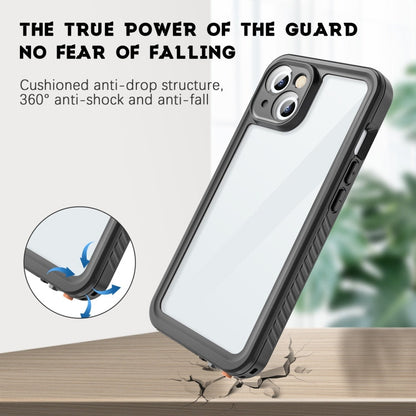 For iPhone 15 RedPepper Shockproof IP68 Waterproof PC + TPU Protective Case(Black)