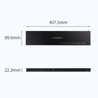Measy MV43161 16-screen 4K HDMI 1080P Simultaneous Display Splitter(UK Plug)