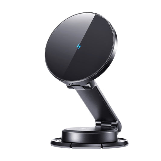 Support de chargeur sans fil magnétique pour voiture en métal JOYROOM JR-ZS408 (noir)