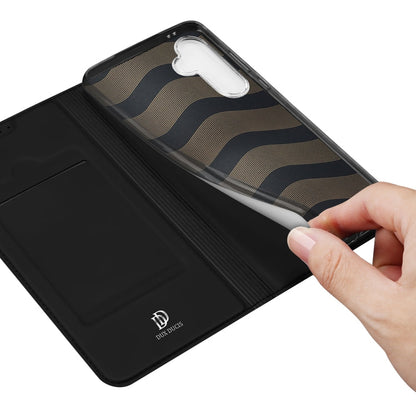 For Samsung Galaxy S24 FE 5G DUX DUCIS Skin Pro Series Flip Leather Phone Case(Black)