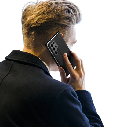 For Samsung Galaxy S25 Ultra 5G DUX DUCIS Skin Pro Series Flip Leather Phone Case(Black)