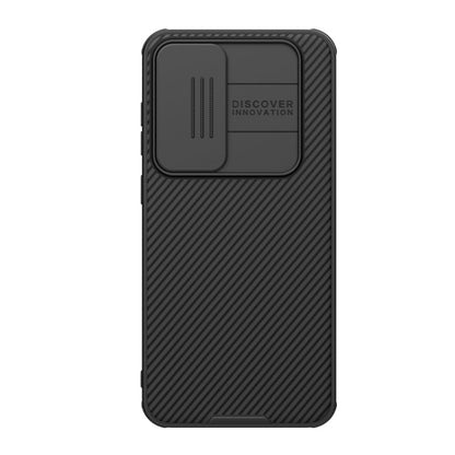 Pour Samsung Galaxy S24 FE 5G NILLKIN Black Mirror Pro Series Camshield Coque de téléphone en PC (Noir)