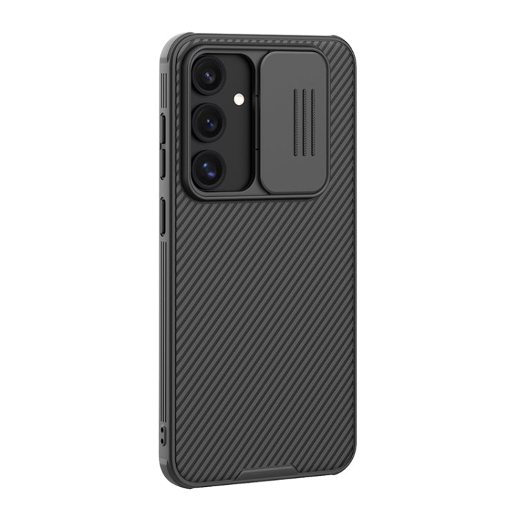 Pour Samsung Galaxy S24 FE 5G NILLKIN Black Mirror Pro Series Camshield Coque de téléphone en PC (Noir)