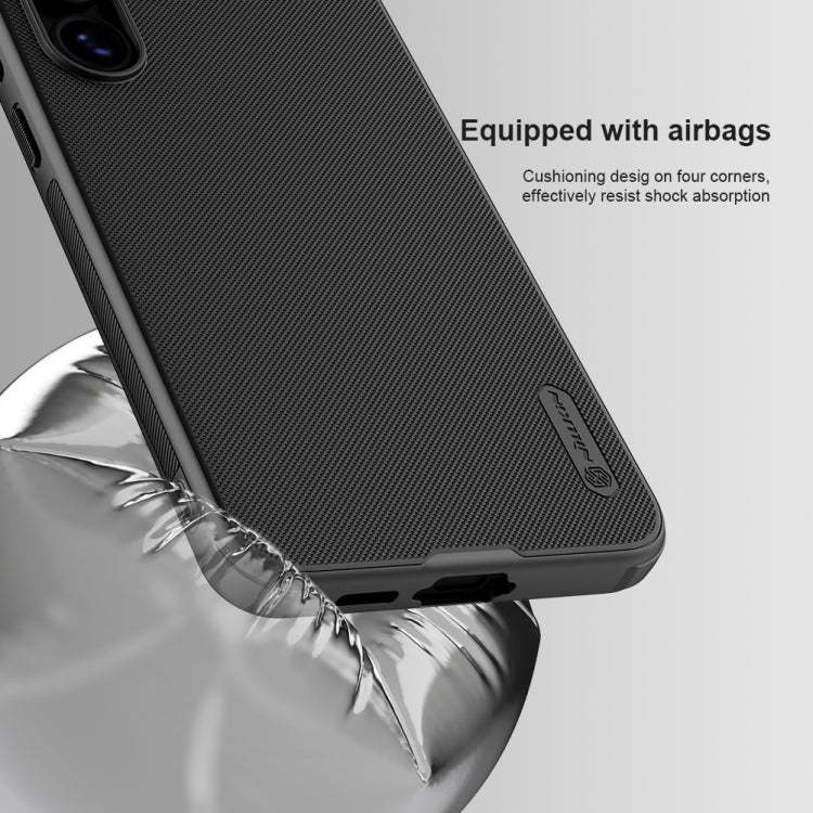 Pour la coque de téléphone Samsung Galaxy S24 FE 5G NILLKIN Frosted Shield Pro PC + TPU (noir)