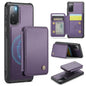 Pour Samsung Galaxy S20 FE JEEHOOD J05 Étui de téléphone en cuir RFID de style professionnel magnétique (violet)