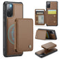Pour Samsung Galaxy S20 FE JEEHOOD J05 Housse de téléphone en cuir RFID style professionnel magnétique (marron)