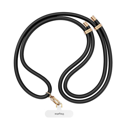 DUX DUCIS PL-ONE Universal Silicone Phone Lanyard(Black)