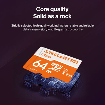 Teclast U3 Carte TF / Carte Micro SD ultra-rapide, Mémoire : 64 Go