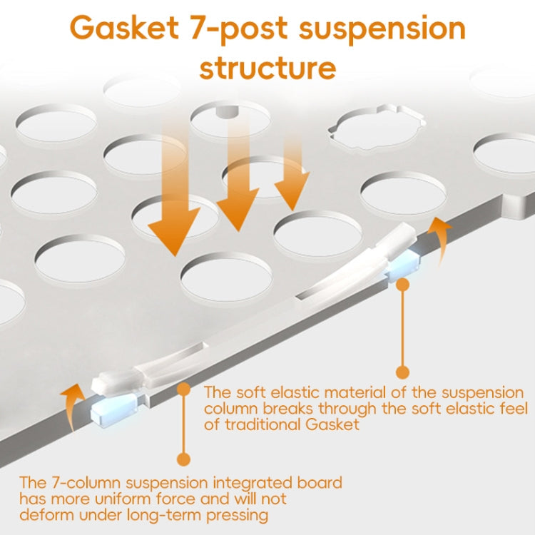 LANGTU L98 Wired RGB Gaming Keyboard(Blue White)