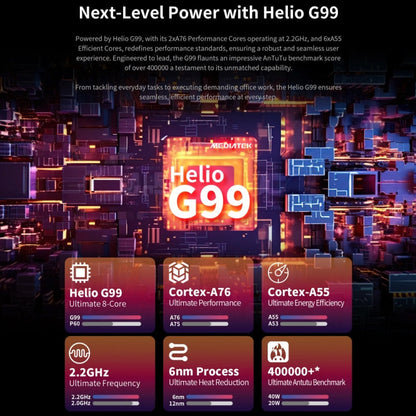 Teclast T65 Max Tablet PC 13 inch, 8GB+256GB,  Android 15 MediaTek Helio G99 Octa Core, 4G LTE Dual SIM