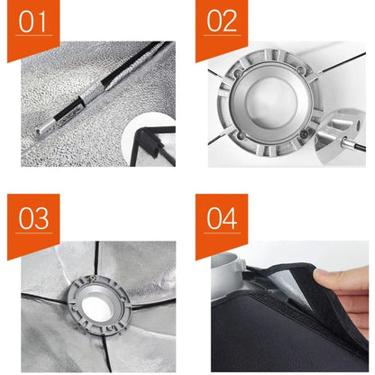 Godox Octagon Softbox Flash Speedlite Studio Photo Light Soft Box with Bowens Mount, Size:95cm