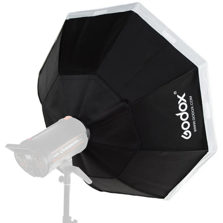 Godox Octagon Softbox Flash Speedlite Studio Photo Light Soft Box with Bowens Mount, Size:120cm