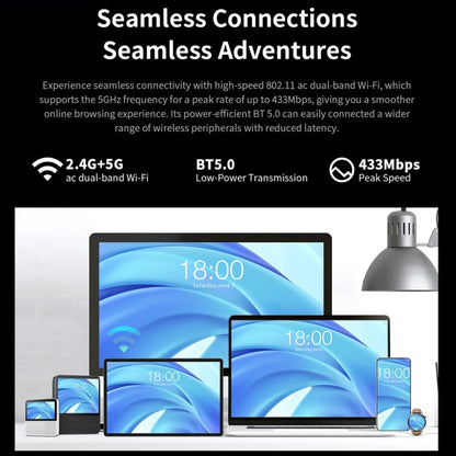 Tablette PC Teclast T50HD 11 pouces, 6 Go + 256 Go, Android 14 Unisoc T606 Octa Core, 4G LTE Double SIM