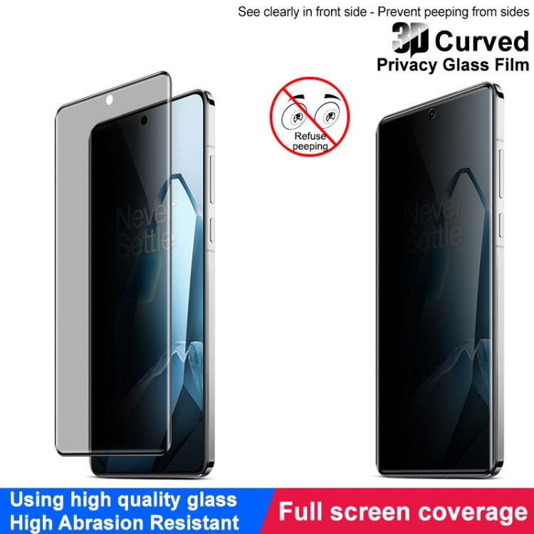 For OnePlus 13 imak 3D Curved HD Full Screen Anti-spy Tempered Glass Protective Film